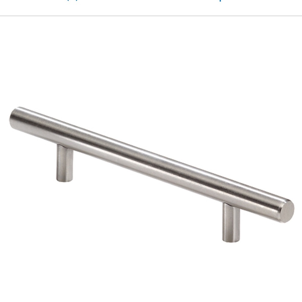 Stainless Steel Drawer or Cabinet Pull Brush Finish 8 Sets NWOT